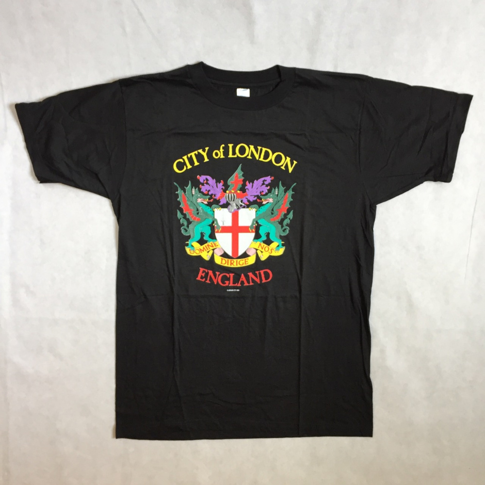 1991 England Seal Single Stitch Screen Printed Tee
